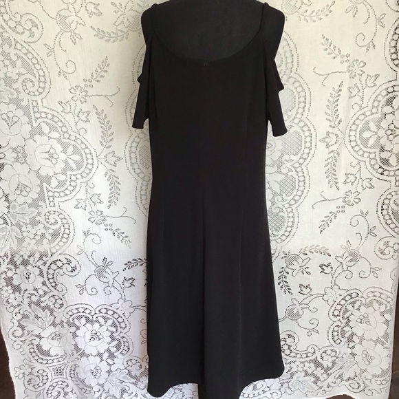 Jms, Just My Size- Cold Shoulder Swing Dress - Picture 4 of 7